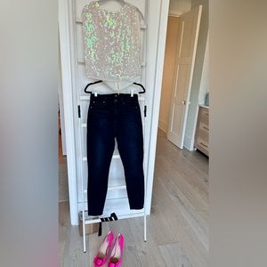 Dark Skinny Seven for All Mankind jeans
